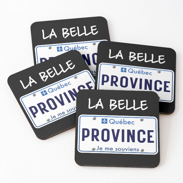 Item preview, La Belle Province Quebec Car License Plate  designed and sold by Quebec-Shop.