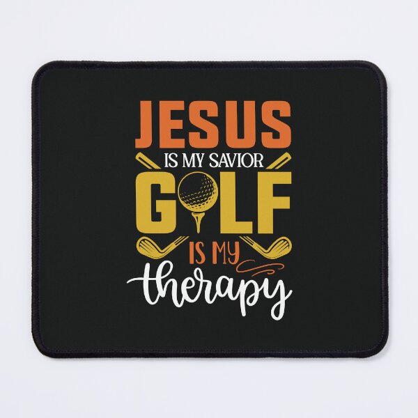Item preview, Design T-Shirt Jesus is my Savior Golf is My Therapy designed and sold by P2Genies.