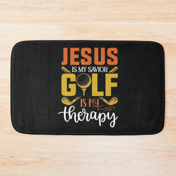 Item preview, Design T-Shirt Jesus is my Savior Golf is My Therapy designed and sold by P2Genies.