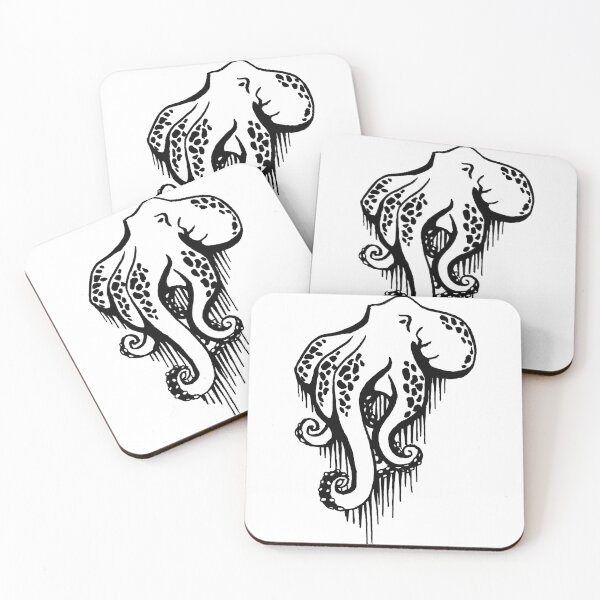 Item preview, Octopus Japanese Gyotaku designed and sold by DashBliss.