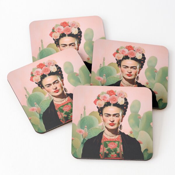 Artikelvorschau, Frida Kahlo Bild Rosa entworfen und verkauft von ArtHouseNiklas.