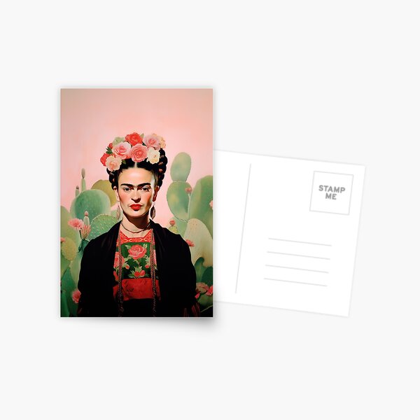 Item preview, Frida Kahlo picture pink designed and sold by ArtHouseNiklas.