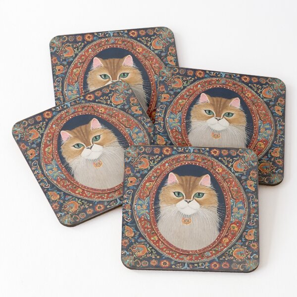 Item preview, Folk Art Cat 2 designed and sold by LittleGoblinPrs.