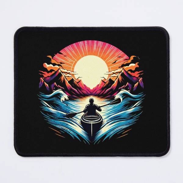 Item preview, Retro Sunset Kayaking Design designed and sold by RedDesignSyc.