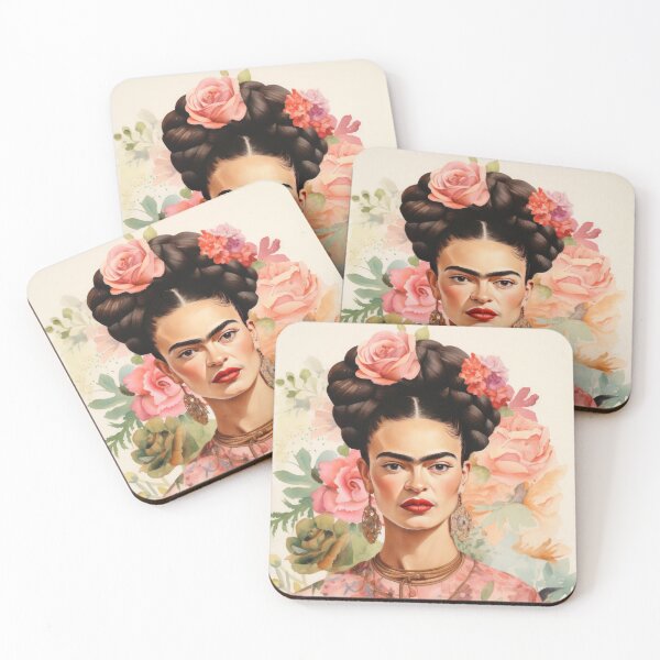 Item preview, Frida Kahlo picture pink designed and sold by ArtHouseNiklas.
