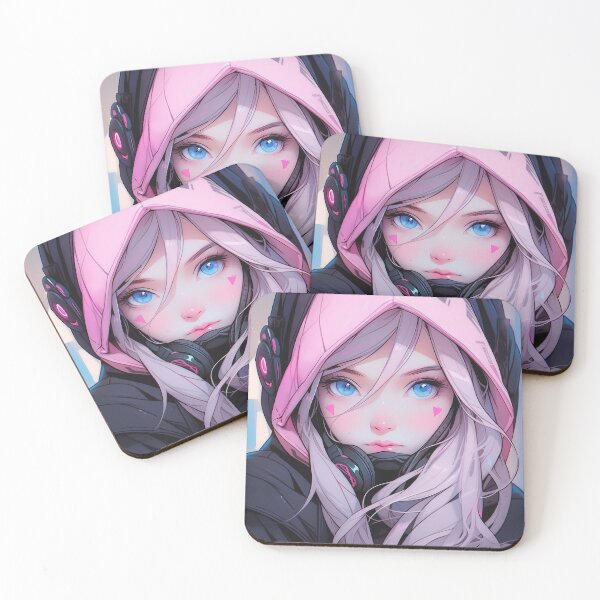 Item preview, Pink Anime Girl - Selection 6 designed and sold by ArtsyChaosArt.