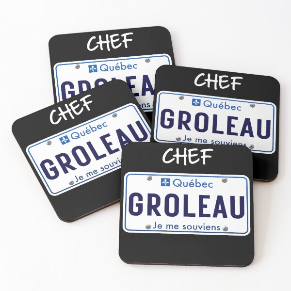 Item preview, Chef Groleau Quebec Funny RBO Nostalgie designed and sold by Quebec-Shop.