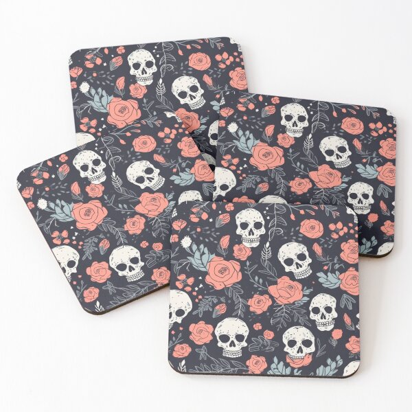 Item preview, Skulls and Roses designed and sold by PrettyPatternss.