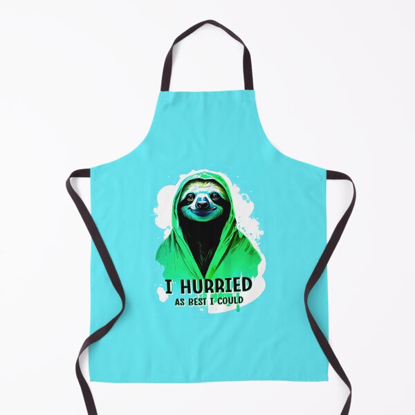 Item preview, Sloth Graffiti Painted Illustration - I hurried as best I could designed and sold by BubblyDelight.