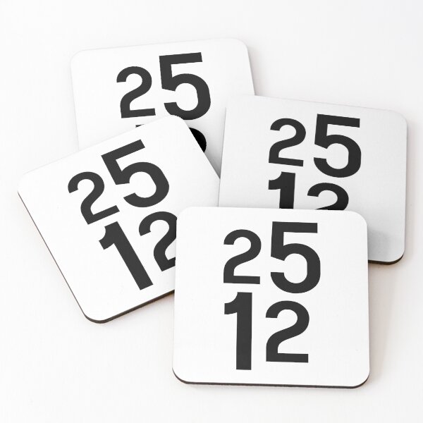 Item preview, Christmas Holidays Numbers Black and White designed and sold by OneThreeSix.