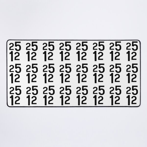 Item preview, Christmas Holidays Numbers Black and White designed and sold by OneThreeSix.