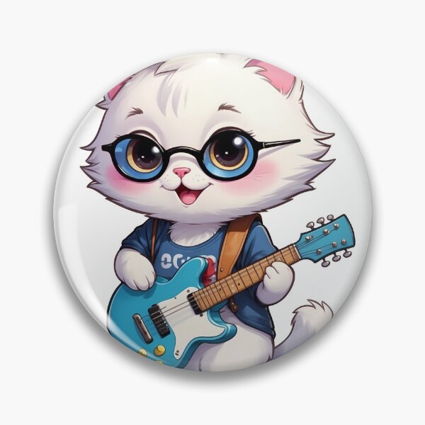 Item preview, World cat day playing the guitar designed and sold by wplamkung.