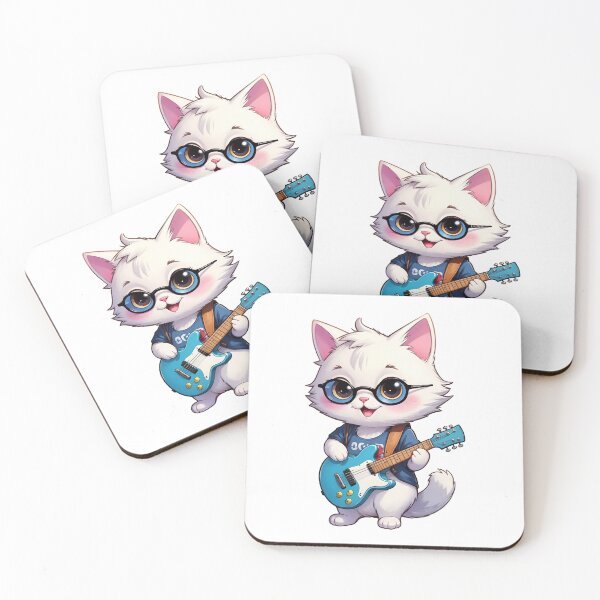 Item preview, World cat day playing the guitar designed and sold by wplamkung.