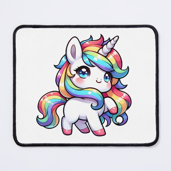 Item preview, Colorful Kawaii Unicorn designed and sold by DetourShirts.