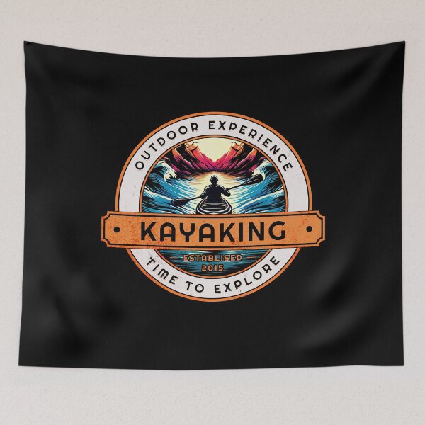 Item preview, Outdoor Experience Kayaking Design designed and sold by RedDesignSyc.
