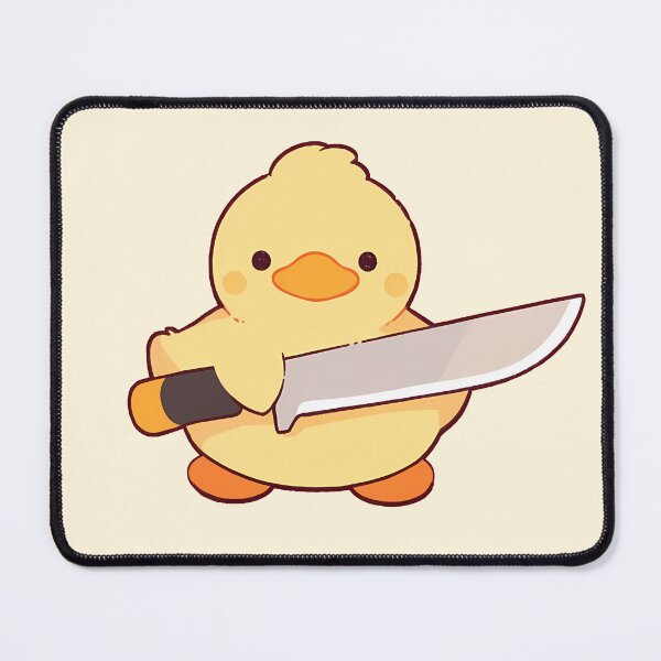 Item preview, Cute Duck With Knife designed and sold by SeraphineArts.
