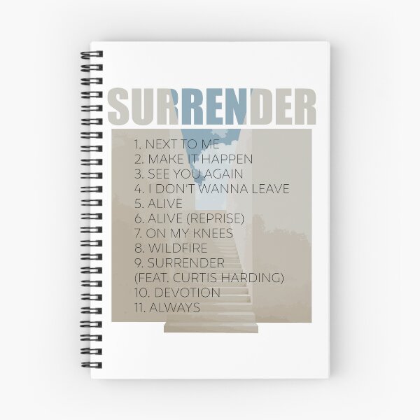Item preview, Rufus Du Sol Merch Surrender List designed and sold by Cameron-Gray.
