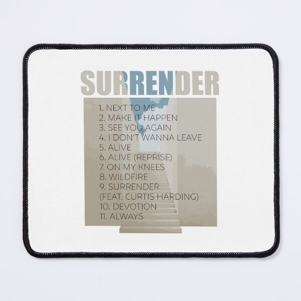 Item preview, Rufus Du Sol Merch Surrender List designed and sold by Cameron-Gray.