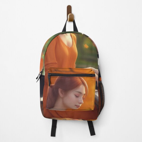 Item preview, A Female Pianist With A Contented Orange Cat Sitting On The Piano In The English Countryside With An Autumn Mist designed and sold by MusicalArtisty.