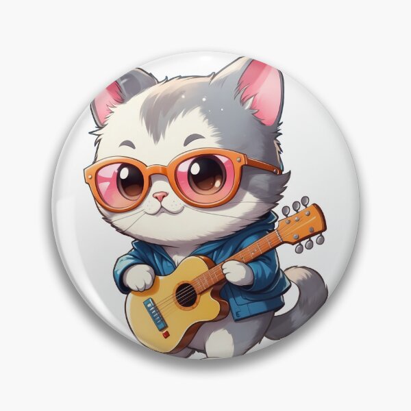 Item preview, World cat day playing the guitar designed and sold by wplamkung.