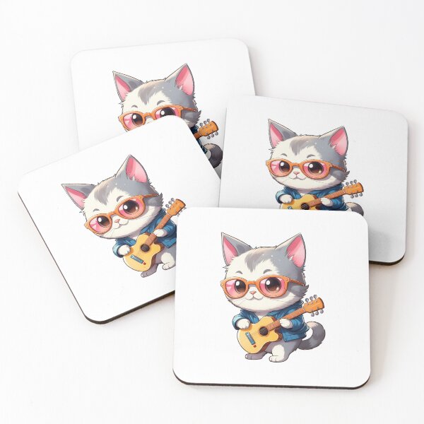 Item preview, World cat day playing the guitar designed and sold by wplamkung.