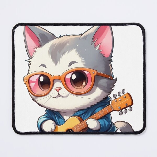 Item preview, World cat day playing the guitar designed and sold by wplamkung.