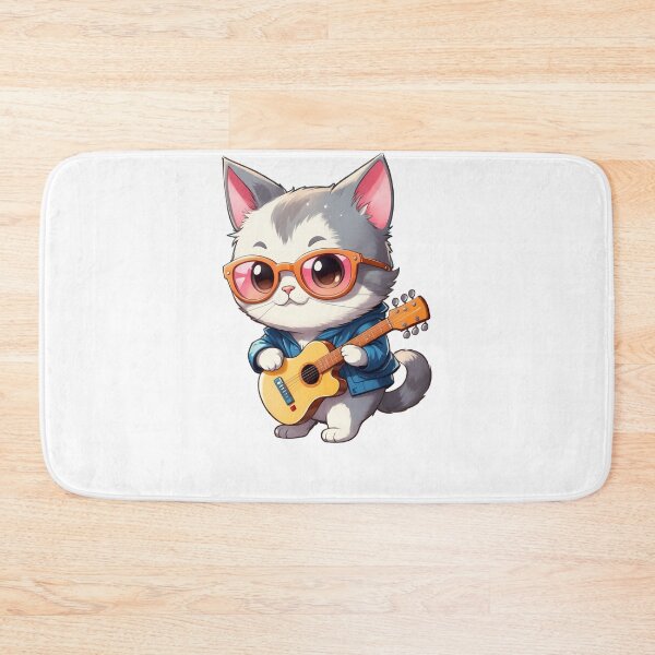 Item preview, World cat day playing the guitar designed and sold by wplamkung.