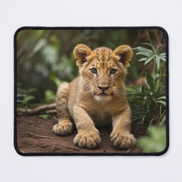 Item preview, A Lion Cub in Jungle designed and sold by PalettePetal.