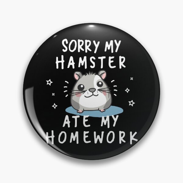 Item preview, Fluffy Culprit: sorry my hamster ate my homework /light edition/ designed and sold by EmeraldeaArt.