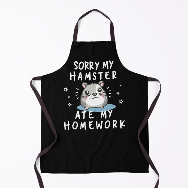 Item preview, Fluffy Culprit: sorry my hamster ate my homework /light edition/ designed and sold by EmeraldeaArt.