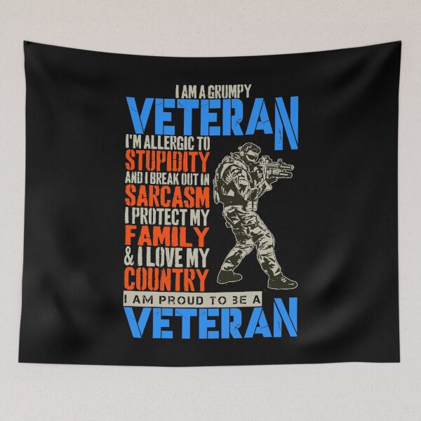 Item preview, Grumpy Veteran Protector Love for Family Proud of Country designed and sold by FlyShop1.