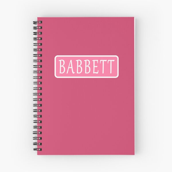 Item preview, Babbett Name designed and sold by Jeallan Designs.