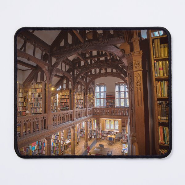 Item preview, The beautiful Gladstone's Library, Hawarden, Wales, United Kingdom color interior library photograph designed and sold by Jéanpaul  Ferro.