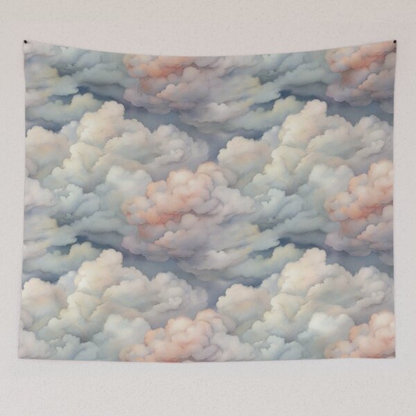 Item preview, cloud seamless patterns designed and sold by PKTPOD99.