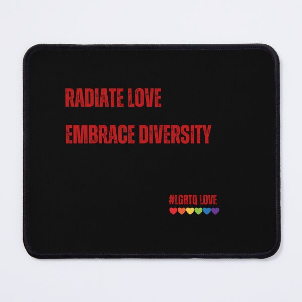 Item preview, Valentines Day T shirt, Lgbtq Valentines T-Shirt, Lgbtq Valentines Gift, LGBTQ Couples tees, LGBTQ Couples T-Shirts, Radiate Love, Embrace Diversity, designed and sold by PrideBeProud.