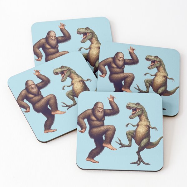 Item preview, Sasquatch & Salsa-saurus designed and sold by HeadTurningArt.