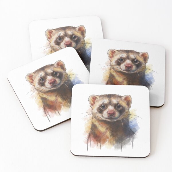 Item preview, Ferret in Action: Stealing Smiles designed and sold by FreshArtFusion.
