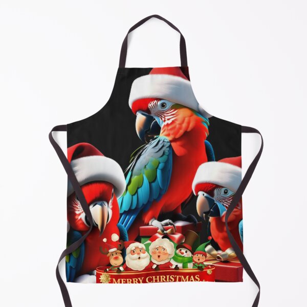 Item preview, Cute Parrots celebrating Christmas designed and sold by OutdoorArtistry.
