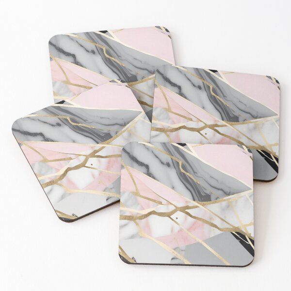 Item preview, Beautiful Surfaces. Pink, Gray and Gold Marble designed and sold by reimaige.
