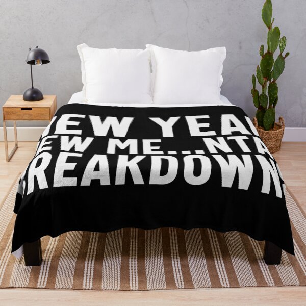 Item preview, Año nuevo, nuevas crisis mentales - Feliz año nuevo 2024 Humor (diseño blanco) designed and sold by Spiprinto.