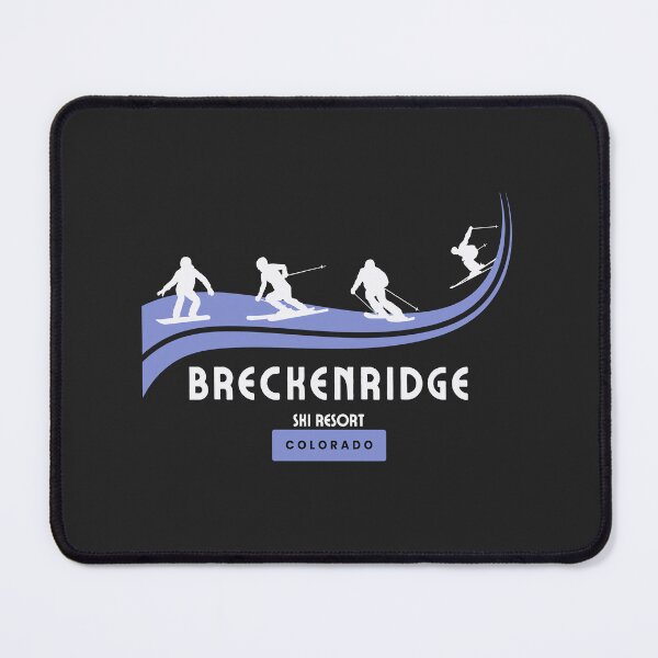 Item preview,  Breckenridge Ski Resort, Colorado. White text. Gift Ideas For The Ski Enthusiast. designed and sold by LindaLG.