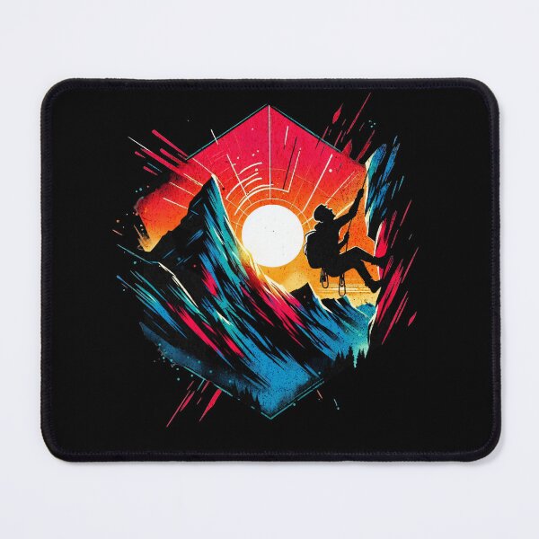 Item preview, Mountain Climber Hexagon Design designed and sold by RedDesignSyc.