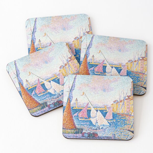 Item preview, HD. Sailing boats in the harbour of Saint Tropez, by Paul Signac. HIGH DEFINITION designed and sold by MINDTHECHERRY.