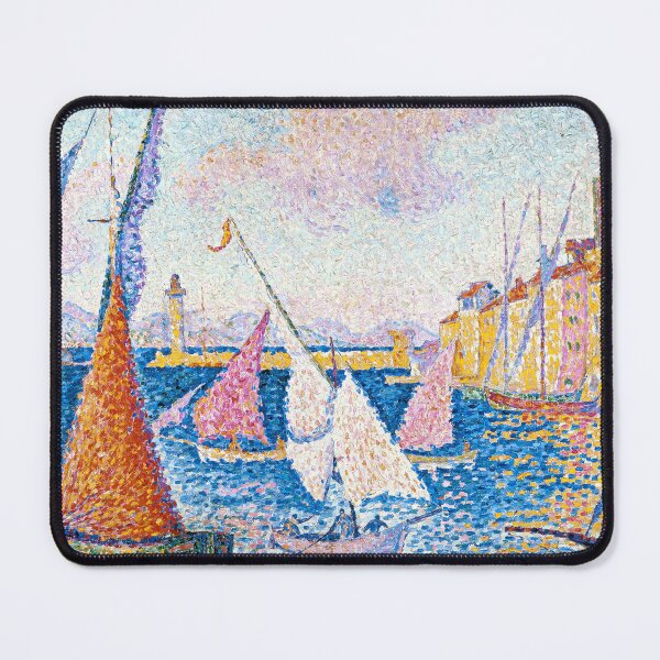 Item preview, HD. Sailing boats in the harbour of Saint Tropez, by Paul Signac. HIGH DEFINITION designed and sold by MINDTHECHERRY.