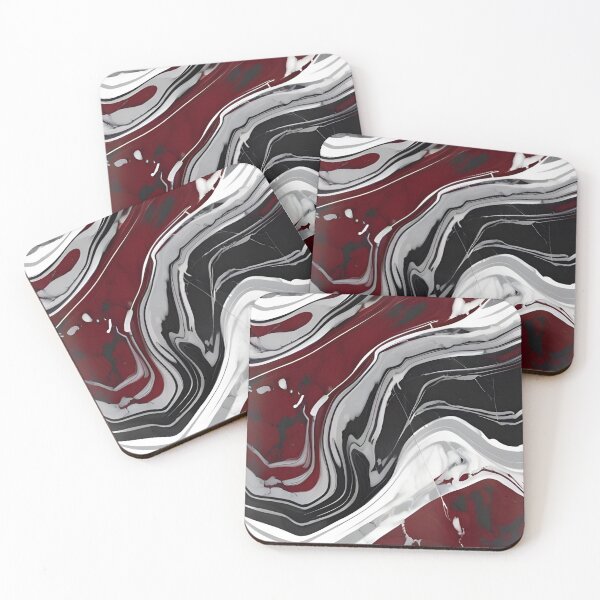 Item preview, Beautiful Surfaces. Red, Gray and Black Marble designed and sold by reimaige.