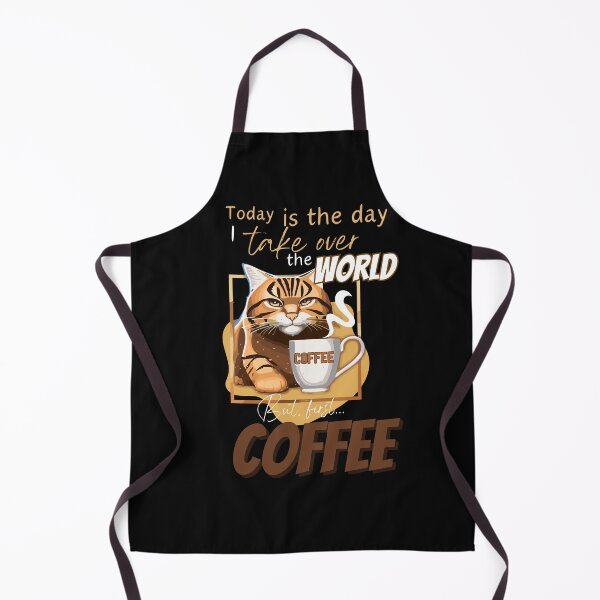 Item preview, Cat Loves Coffee and Global Domination designed and sold by gyrate.