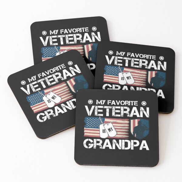 Item preview, My Favorite Veteran is My Grandpa Respected Veteran Beloved Veteran designed and sold by FlyShop1.