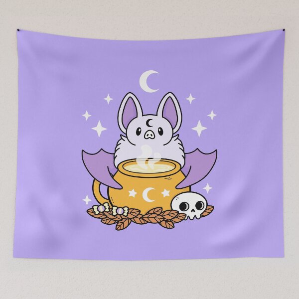 Item preview, Spooky Cute Halloween Bat | Nikury designed and sold by nikury.