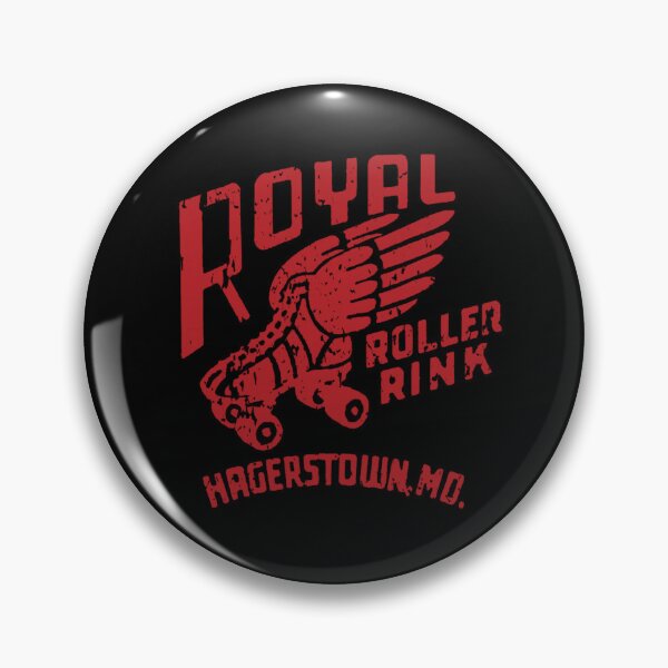 Item preview, Vintage Royal Roller Rink , Hagerstown Maryland - distressed look designed and sold by retropetrol.