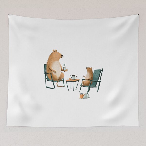 Item preview, Camiseta Carpincho Coffee Time designed and sold by CharischyDesign.